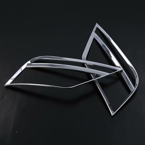 ZEPHYX For VW, for T-ROC, 2017 2018, ABS-Chrom-Auto-Nebelscheinwerfer/Heck-Nebelscheinwerfer-Lampenabdeckung Nebelscheinwerferabdeckung(Size:Rear)