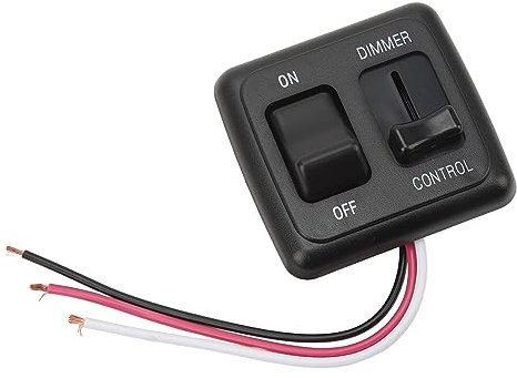 12V DC Interrupteur à Bascule LED Halogène Incandescent RV Voiture Camion Bande Variateur Contrôle Haut côté pour Divers Véhicules