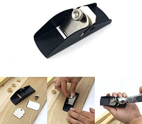 Generic Mini Wood Trimming Plane, Modern Style, Carbon Steel, 3.35 Inch Cutting Width, Wood Planer, 1 Pc