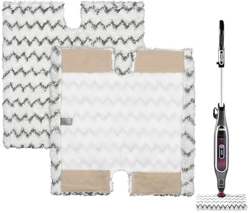 YTUGIL 2-Pack Steam Mop Pads Compatible with Shark S6003, S6001UK, S3973, S5002 – Microfiber Replacement Pads for Shark Steam Mops – Double-Sided Design for Efficient Floor Cleaning