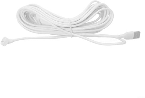 CWOQOCW Extended Charging Cable USB For Nest, Waterproof Outdoor Security Camera Power Cord, Compatible With Google Google 5.2/8/10.4 Beige(7.6 m)