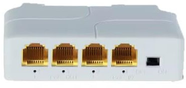 4-Port Gigabit PoE Extender Switch | 100/1000Mbps Network Repeater | IEEE802.3af/at Compatible | Plug & Play PoE Powered Splitter for IP CCTV, NVR, Access Point, PoE Switch (48V 30W)