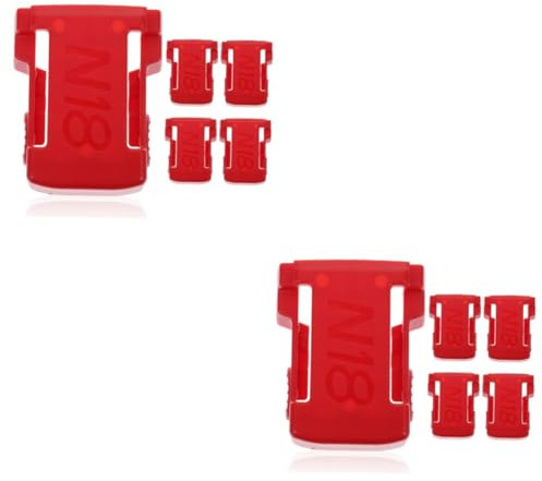 STOBOK 2sets Electric Tool Battery Holder Compatible with Milwaukee Batteries Durable and Material Secure Docking and for Power Tools 5pcs*2
