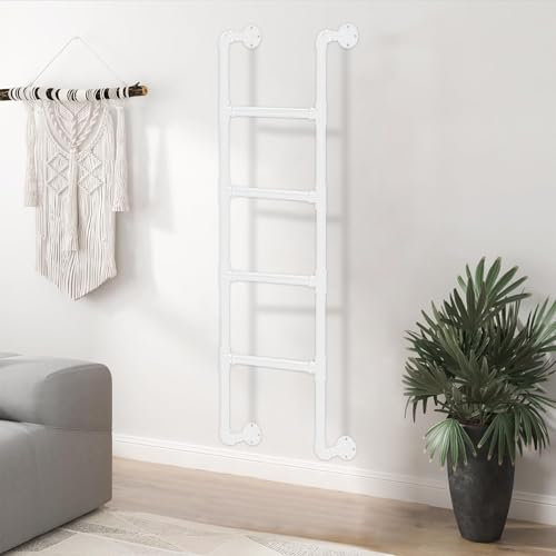 Scala a Castello per Interni - Scala a soppalco per dormitorio montata a Parete 100 cm 125 cm 130 cm 135 cm 140 cm 145 cm 150 cm 165 cm Scala per Letto a Castello Antiscivolo e Resistente con finestr