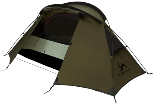 TOMOUNT Zelt Rucksackzelt 1-2 Mann Zelt Wasserdicht Ultraleicht Nylon 1,5kg-2kg für Wandern Camping Outdoor
