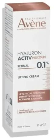 AVÈNE Hyaluron Activ Procedure - Lifting Creme - Strafft Gesichtskonturen - Mit 0,1% Retinal, Hyaluron & Niacinamid - Für bis zu 7 Jahre jünger aussehende Haut* - Reife, empfindliche Haut - 30 ml