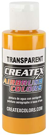 Createx Farbe, 60 ml transparent kanariengelb