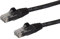 StarTech.com Cavo Ethernet CAT6 50 cm, Cavo di rete Lan RJ45 10 Gigabit 650 MHz 100W PoE, Cavo dati/patch UTP 10GbE, Testato individualmente, Certificato UL/TIA, Grigio (N6PATC50CMBK)
