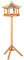HOMCOM Mangeoire Mangeoire pour Oiseaux Sauvages sur Pied nichoir a Plateau Station a Oiseau Abris à Oiseaux Bois pour Exterieur 113 cm