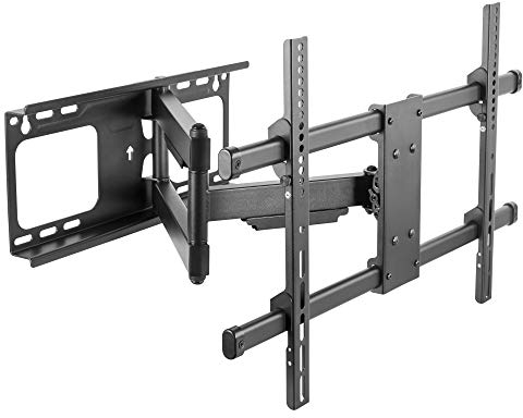 RICOO TV Wandhalterung Fernseher Halterung schwenkbar & neigbar S4764 für 37–65 Zoll Wandhalter VESA 600x400 bis 60 kg Traglast Fernsehhalterung Wand für smart TVs