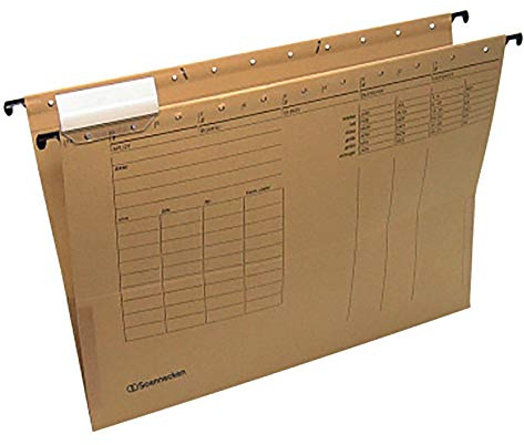 Soennecken Hängetasche 2051 DIN A4 Karton natronbraun 25 St./Pack.
