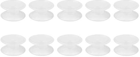 10Pcs Aquarium Fish Tank Suction Cups Silicone Double Sided Suction Cups Sucker for Aquarium Fish Tank Pump