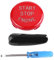 Bouton-poussoir de l'Interrupteur d'Arrêt de Démarrage du Moteur de Voiture Bouton Stop and Start(Red)