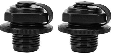 AimdonR Lot de 2 valves d'air gonflables pour kayak valves d'air à vis capsules d'air en spirale pour radeau, canoë, matelas d'air, bateau en PVC