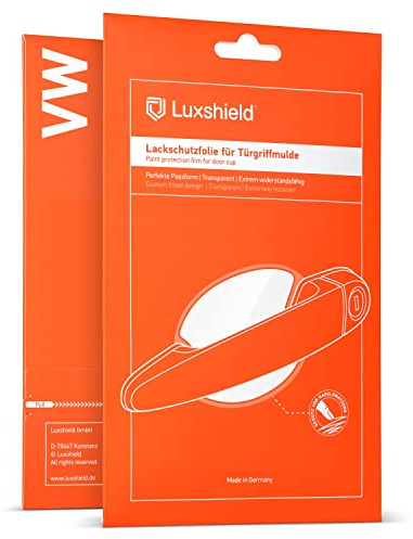 Luxshield Auto Türgriff Schutzfolie Griffmulde für VW T5 I 2003-2015 - Kratzschutz, Lackschutzfolie - Transparent glänzend
