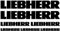 myrockshirt LIEBHERR XL Aufkleber Sticker Bagger Excavator 7 Stücke ca.30cm Aufkleber Autoaufkleber Sticker Decal ohne Hintergrund UV&Waschanlagenfest