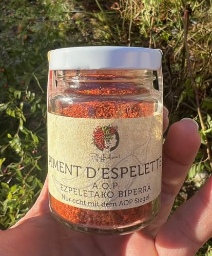 Piment d´Espelette AOP original 40g im Glas - Chili mit fruchtiger & dezenter Schärfe