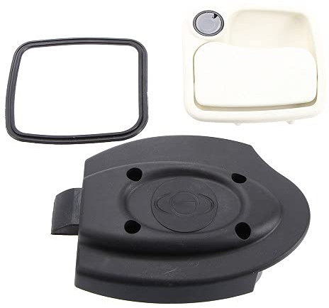 Serrure ZADI Euro Garage Blanc-Noir 26-34 mm