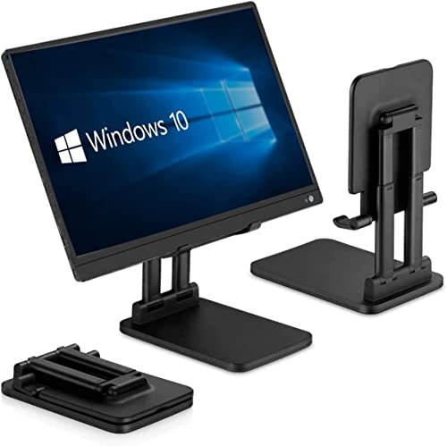 Portable Monitor Stand-Tablet Stand,Foldable &Adjustable,Super Sturdy,Tablet Holder Stand for Desk Compatible with iPad Pro/Tablets/Portable Monitor 7-15.6, Stand Holder for Surface Pro(Black)