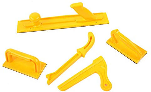 Sicherheits-Push-Block, Sicherheits-Push-Block und Stick-Set Sicherheits-Push-Block und Stick, Paket 5-teiliges Set Holzbearbeitungsrouter Tischwerkzeuge für Tischsägen Holzarbeiter