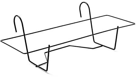 CABLEPELADO Soporte Metal para Jardinera de Balcon, Soporte de maceteros y Plantas, Jardinera para barandilla, Metálica, Color Negro, Apto para Jardineras de 50 cm de Largo