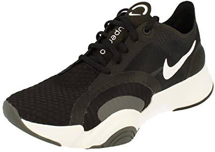 NIKE SuperRep Go Womens Running Trainers CJ0860 Sneakers Shoes (UK 6.5 US 9 EU 40.5, White Black Smoke Grey 101)