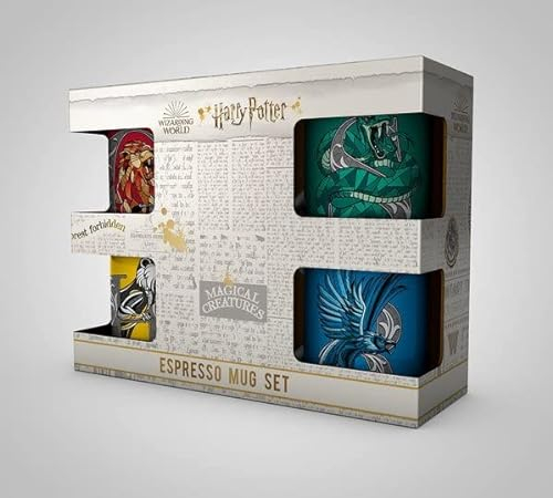 GB eye Harry Potter Stand Together Set of 4 Espresso Mugs