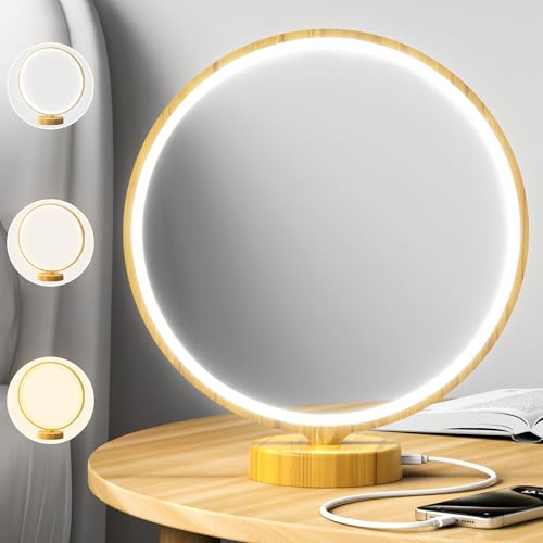 Doraubia 2-in-1-Lichttherapie- und Schreibtischlampe – 10.000 Lux Sonnenlampe mit zwei Steuerungen, 4 Timer, dimmbar, 3 Farbtemperaturen