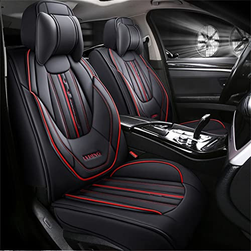 Ruberpig Luxury 5-Seat Car Seat Covers Fit Citroen C4 Cactus Full Set Cushion Leather Front Rear Seat Protectors Non-Slip Durable Vehicle Seat Covers with Headrest(Black), 36. Citroen C4 Cactus