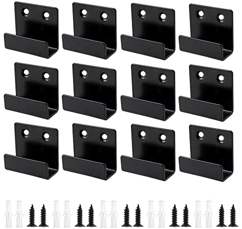 Aweisile U Winkel Halterung Edelstahl 12 Stück Schwerlast Haken Keramikfliesen Halterungen U Winkel Haken Garderobe Schwerlast Wandhaken Schwerlast Keramikfliesen Display Wandhaken,mit Schrauben