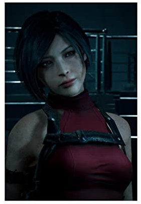 FISH DRAGATE Ada Wong Gaming-Poster, 3 Stück, Leinwand, Schlafzimmer, Dekoration, Sport, Landschaft, Büro, Raumdekoration, Geschenk, ohne Rahmen, 30 x 45 cm