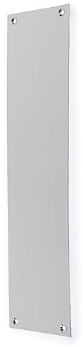 SKANDH Aluminium Finger Plate 12 X 3 Inch Push Plate for Door (Polished)