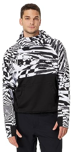 Volcom Unisex Hydro Riding Hoodie Fleece, Schwarz-Weiß, S4, XL