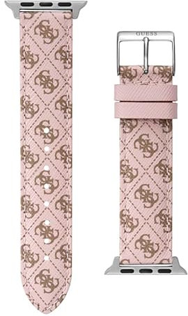 GUESS Cinturino per smartwatch da donna compatibile con Apple Watch (38 mm-40 mm), Blush, Classic, Blush, Classico