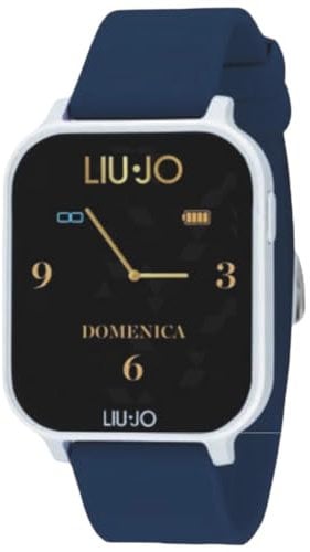 Liu Jo Orologio Unisex Smartwatch Voice Energy Silver Cinturino Blu