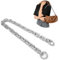 Silberne klobige Taschenkette, Damen-Geldbörse, Schultergurt, Metallriemen, Ersatz, Knödel, Wolke, Tasche, Handtasche, Kette schwer (59,9 cm – Silber)