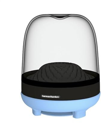 BeisDirect Schreibtisch-Lautsprecherständer für Harman Kardon Aura Studio 4/3 Generation Audio Dock Tragbarer Bluetooth-Lautsprecher Desktop Silikon Ständer Schutzhülle Dock (Blau)