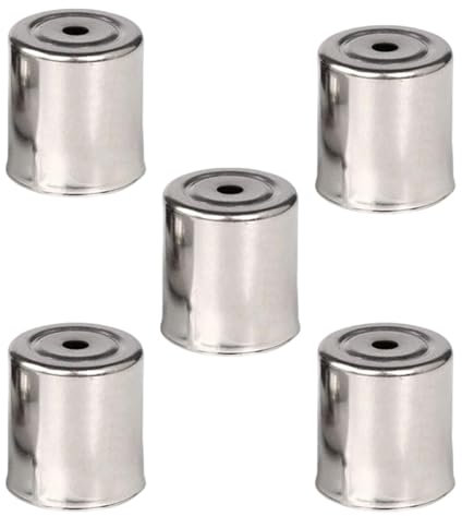 MEISO 5 Pezzi di Tappi per Forno a microonde con magnetron, Ricambio per Forno a microonde, Parti di Riparazione, Parti di Forno per Ufficio Ristorante (Grigio Chiaro 17x15mm)