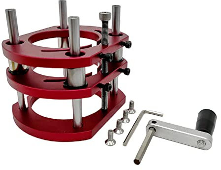 Motor de 65 mm de diámetro KM Router Lift Woodworking Router Table Insert Plate con base para herramientas de bricolaje