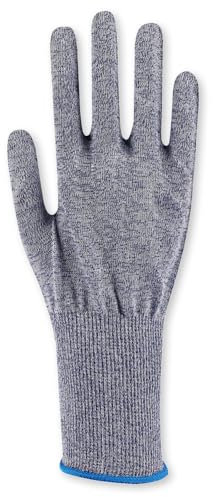 FRANZ MENSCH 10 Stück Hygostar Schnittschutzhandschuhe Cut Allfood Steel Extra | Edelstahlfaser, hellblau, 10/XL, L: 29cm, Arbeitshandschuhe, Schnittschutzhandschuhe, Baustellenhandschuhe