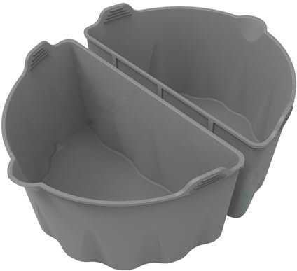 Silicone Slow Cooker Divider, Reusable Thickened Crock Pot Liners Crock Pot Divider Slow Cooker Liners Silicone Crock Pot Divider Silicone Separator for Home Kitchen