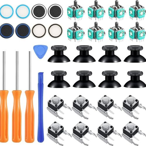Kit de Reparación de Joystick Xbox - 37 Piezas Compatibles con Controladores Xbox One S, Xbox Series X, Xbox One y Xbox One X