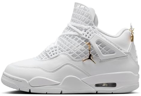 Jordan Air 4 Net Donna 'Triple White' - (FN7251 107), Bianco/Oro Phantom metallizzato, 38 EU
