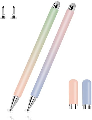 Lápiz óptico para Tableta Táctil 2 en 1 Universal de Alta Precisión Stylus para Tablet/iPad/Samsung/Galaxy/Tab A7&S7/Android/Smartphone/Microsoft y otras pantallas táctiles