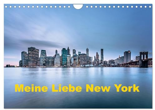 Meine Liebe New York (Wandkalender 2026 DIN A4 quer), CALVENDO Monatskalender: Die schönsten Impressionen einer einzigartigen Stadt (CALVENDO Orte)