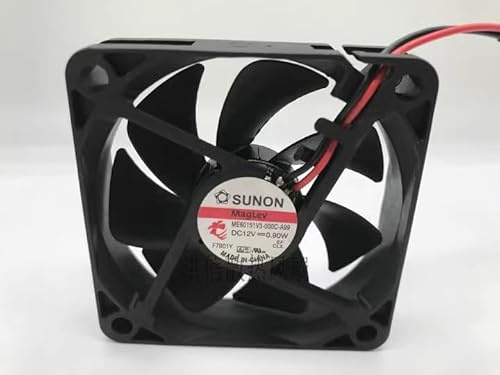 60MM Computer cooling fan，6015 ME60151V3-000C-A99 12V 0.90W 2-wire magnetic levitation fan