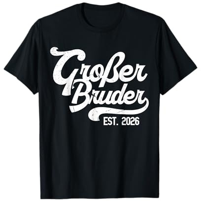 Großer Bruder 2026 Werdender Grosser Bruder Schwangerschaft T-Shirt