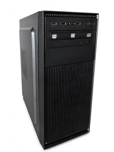 PC Desktop Fisso Intel Core i7, 16GB RAM, SSD 500GB, Masterizzatore DVD, WiFi, Windows 11, Office 2021 Pro, Garanzia 2 Anni