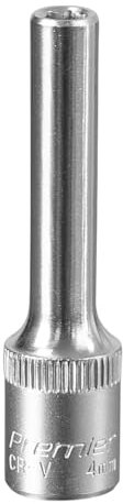 Sealey S1404D Walldrive Socket 4Mm Deep 1/4Sq Drive