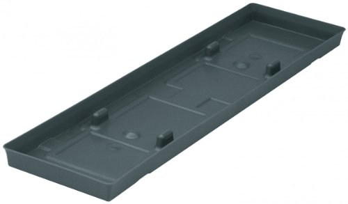 Sottovaso per fioriera TOSCANA e AQUA TOSCANA, colori: antracite 38; lunghezza: 100 cm